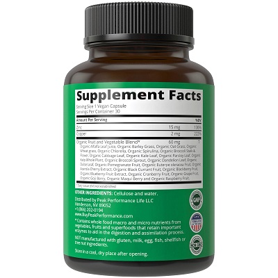 Zinc + Copper With Whole Food Blend Capsule
